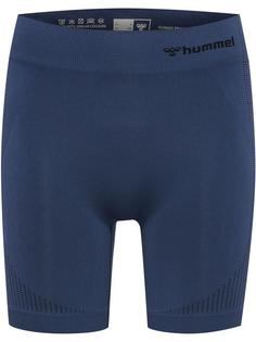 hummel hmlSHAPING SEAMLESS MW SHORTS Shorts Damen INSIGNIA BLUE