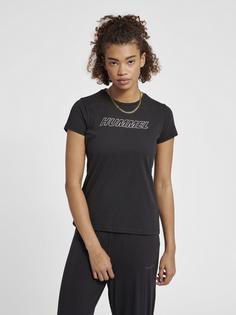 Rückansicht von hummel hmlTE CALI COTTON T-SHIRT T-Shirt Damen BLACK