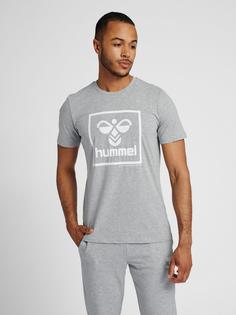 Rückansicht von hummel hmlISAM 2.0 T-SHIRT T-Shirt Herren GREY MELANGE