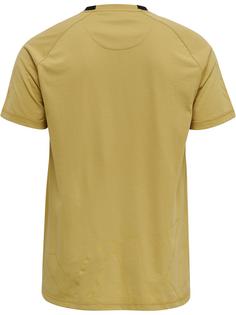 Rückansicht von hummel hmlCIMA XK T-SHIRT S/S T-Shirt ANTIQUE GOLD