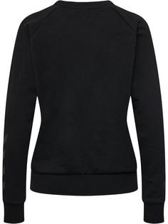 Rückansicht von hummel hmlNONI 2.0 SWEATSHIRT Sweatshirt Damen BLACK