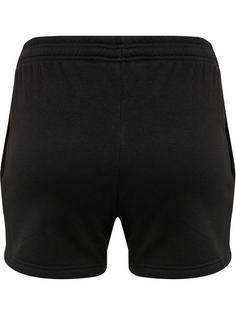 Rückansicht von hummel hmlRED BASIC SWEAT SHORTS WOMAN Shorts Damen BLACK