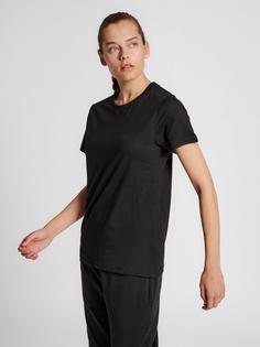 Rückansicht von hummel hmlRED BASIC T-SHIRT S/S WOMAN T-Shirt Damen BLACK