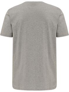 Rückansicht von hummel hmlRED BASIC T-SHIRT S/S T-Shirt Herren GREY MELANGE