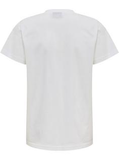 Rückansicht von hummel hmlRED BASIC T-SHIRT S/S KIDS T-Shirt Kinder WHITE