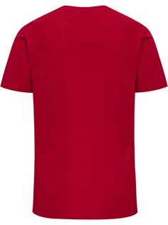 Rückansicht von hummel hmlRED HEAVY T-SHIRT S/S T-Shirt Herren TANGO RED