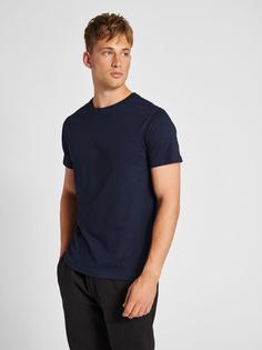 Rückansicht von hummel hmlRED BASIC T-SHIRT S/S T-Shirt Herren MARINE