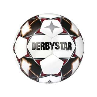 Derbystar Atmos APS v22 Spielball Fußball weissschwarzrot