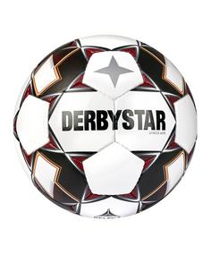 Derbystar Atmos APS v22 Spielball Fußball weissschwarzrot