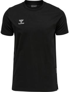 hummel hmlMOVE GRID COTTON T-SHIRT S/S T-Shirt Herren BLACK