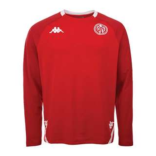 KAPPA 1. FSV Mainz 05 Sweatshirt Funktionssweatshirt Herren rot