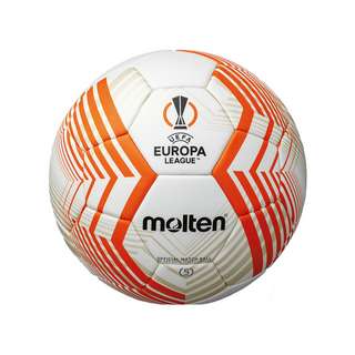 MOLTEN UEFA Europa League Spielball 2022/2023 Fußball weissorangesilber