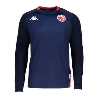 KAPPA 1. FSV Mainz 05 Sweatshirt Funktionssweatshirt Herren blau