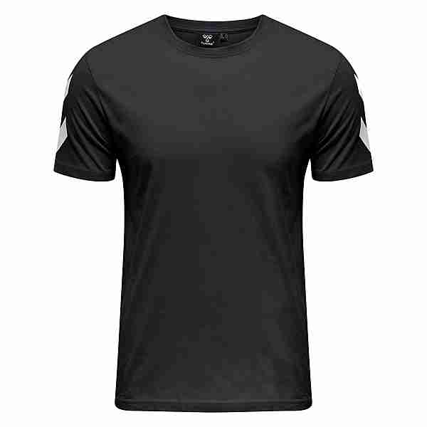hummel hmlLEGACY CHEVRON T-SHIRT PLUS T-Shirt Herren BLACK
