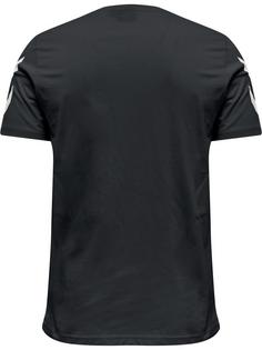 Rückansicht von hummel hmlLEGACY CHEVRON T-SHIRT PLUS T-Shirt Herren BLACK