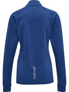 Rückansicht von Newline WOMEN CORE MIDLAYER Funktionssweatshirt Damen TRUE BLUE