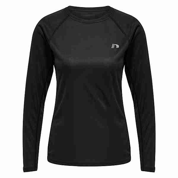 Newline WOMEN CORE RUNNING T-SHIRT L/S Funktionsshirt Damen BLACK