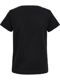 Rückansicht von hummel hmlBOOSTER WOMAN T-SHIRT T-Shirt Damen BLACK