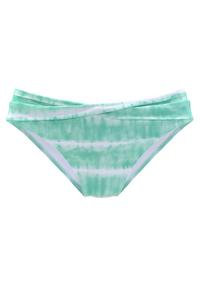 S.OLIVER Bikini-Hose Bikini Hose Damen - t&uuml;rkis-wei&szlig;