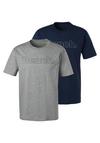 Bench T-Shirt T-Shirt Herren - grau - navy