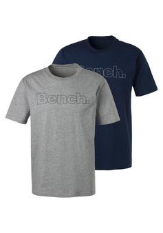 Bench T-Shirt T-Shirt Herren grau navy