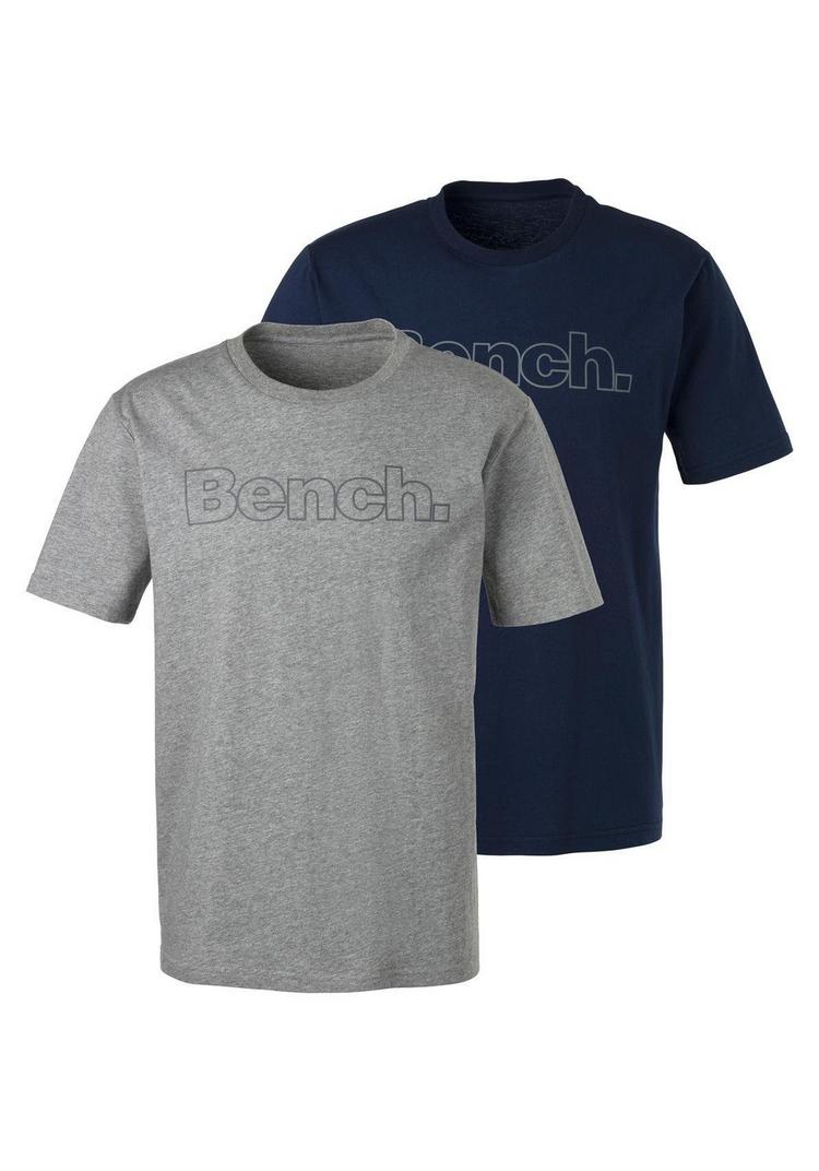 Bench Bench T-Shirt T-Shirt Herren - grau - navy - 0 | SportScheck