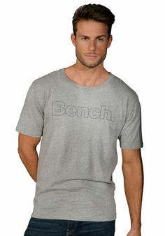Rückansicht von Bench T-Shirt T-Shirt Herren grau navy