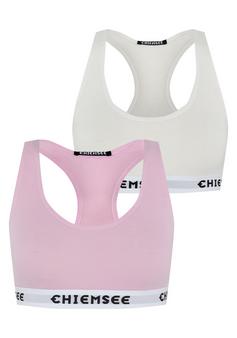 Chiemsee Bustier Sport-BH Damen Light Pink/White