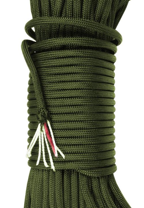 Rückansicht von normani Outdoor Sports Fire Rope Kletterseil Oliv