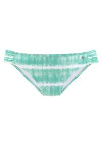 S.OLIVER Bikini-Hose Bikini Hose Damen - t&uuml;rkis-wei&szlig;