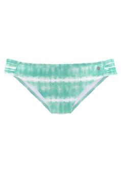 S.OLIVER Bikini-Hose Bikini Hose Damen t&uuml;rkis-wei&szlig;