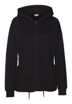 Lascana Sweatjacke Sweatjacke Damen schwarz