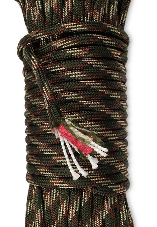 Rückansicht von normani Outdoor Sports Fire Rope Kletterseil Woodland