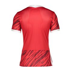 Rückansicht von Nike Dry NE GX2 T-Shirt Fußballtrikot Herren rotweiss