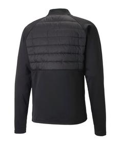 Rückansicht von PUMA individualLIGA Hybrid Sweatshirt Funktionssweatshirt Herren schwarz