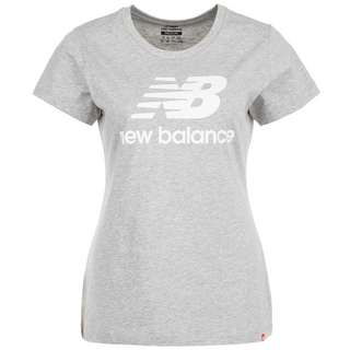 NEW BALANCE Essentials Stacked Logo T-Shirt Herren grau