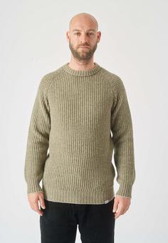 Rückansicht von Cleptomanicx Big Ben Strickpullover Herren Peyote