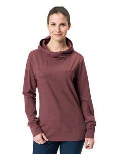 Rückansicht von VAUDE Women's Tuenno Pullover Sweatshirt Damen dark cherry