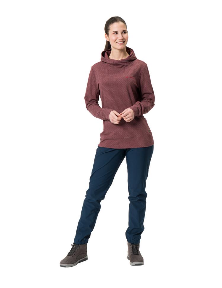 VAUDE VAUDE Women's Tuenno Pullover Sweatshirt Damen - dark cherry - 2 | SportScheck