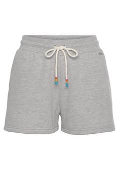 Lascana Relaxshorts Sweatshorts Damen grau-meliert