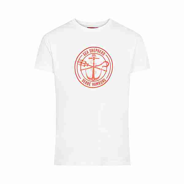Derbe Barsch Mono GOTS iC T-Shirt Herren white/cherry tomato