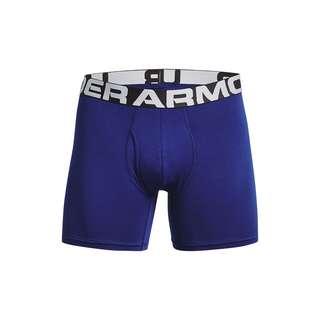 Under Armour Charged Cotton 6In 3 Pack Boxer Herren Bauhaus Blue (456)