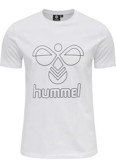 hummel hmlPETER T-SHIRT S/S T-Shirt Herren WHITE