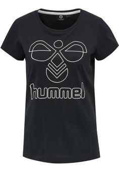 hummel hmlSENGA T-SHIRT S/S T-Shirt Damen BLACK