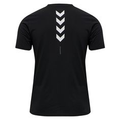 Rückansicht von hummel hmlTE CALLUM COTTON T-SHIRT T-Shirt Herren BLACK