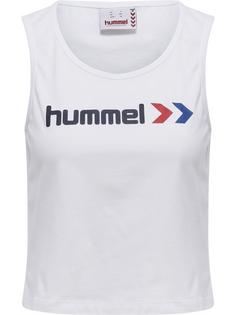 hummel hmlIC TEXAS CROPPED TANKTOP T-Shirt Damen WHITE/PEACOAT