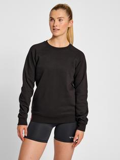 Rückansicht von hummel hmlRED HEAVY SWEATSHIRT WOMAN Sweatshirt Damen BLACK