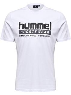 hummel hmlLGC CARSON T-SHIRT T-Shirt WHITE