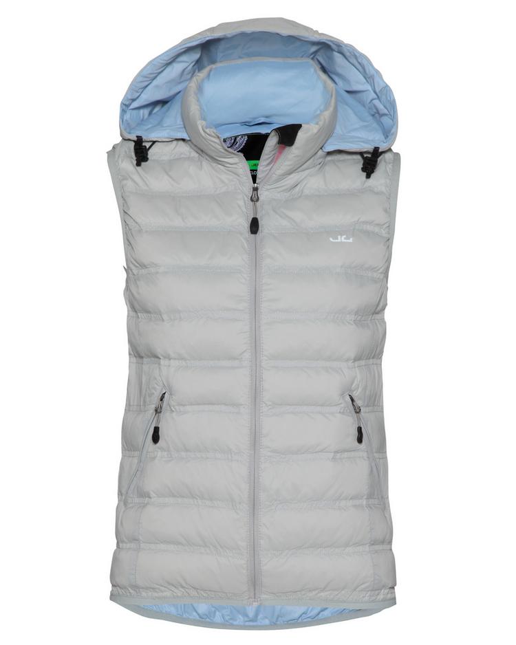 Jeff Green Jeff Green Madlin Daunenweste Damen - Silver Gray - 0 | SportScheck