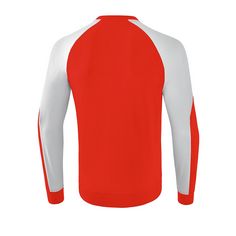 Rückansicht von Erima Essential 5-C Sweatshirt Funktionssweatshirt Herren RotWeiss